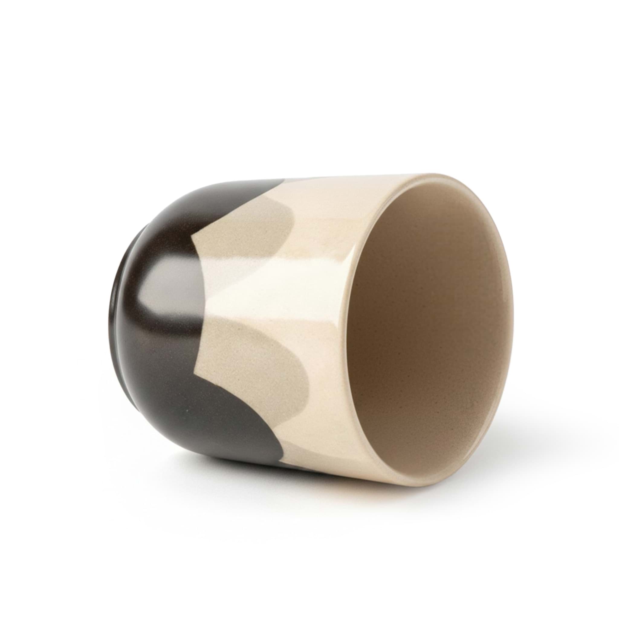 Camuflage Glazed Curve Mug resmi