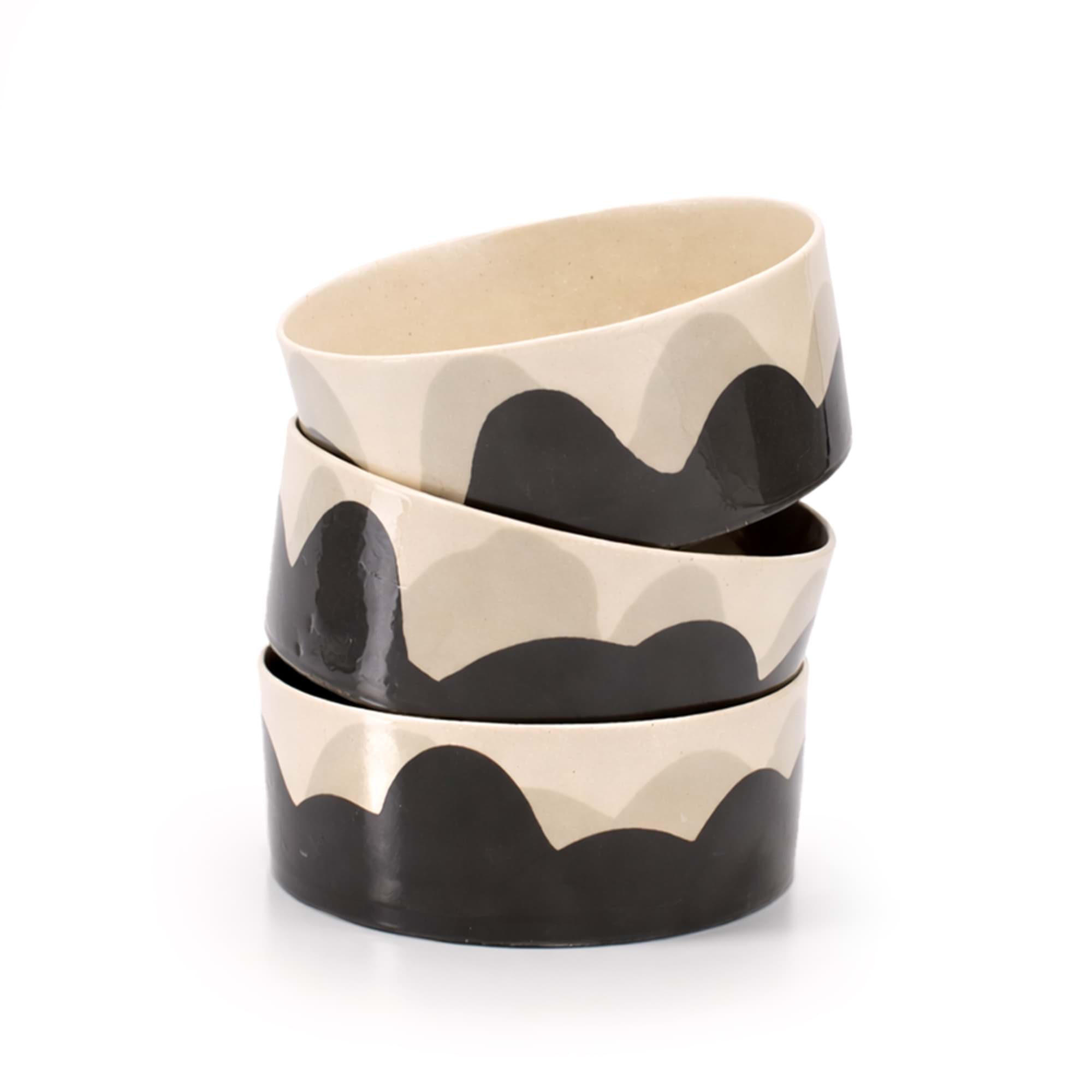 Camuflage Glazed Bowl Kase resmi